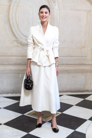 Maria de la Orden au défilé Dior, collection Couture automne-hiver 2024 lors de la Fashion Week de Paris, le 3 juillet 2023.