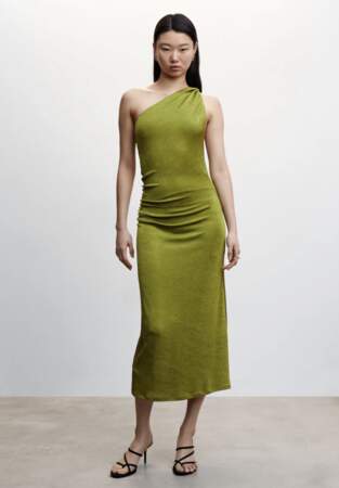 Mango - robe asymétrique drapée à 59,99€