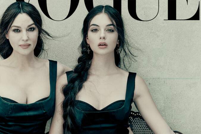 Monica Bellucci et Deva Cassel pour Vogue Italia en 2021