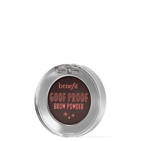 Poudre sourcils remplissage facile Goof Proof Brow Powder, Benefit, 25€ sur benefitcosmetics.com et chez Sephora