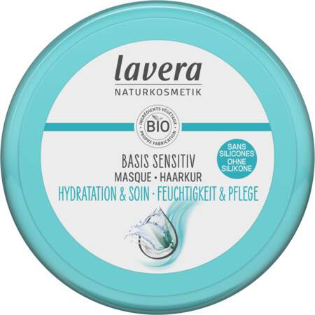 Masque capillaire Basis Sensitiv, Lavera, Pot 200ml en magasin bio et sur lavera.fr