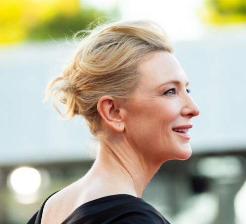 Cate Blanchett et son mini-chignon à la Mostra de Venise en 2022