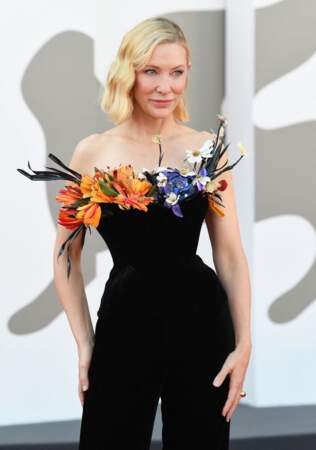 Cate Blanchett et son wavy sur cheveux courts à la Mostra de Venise en 2022