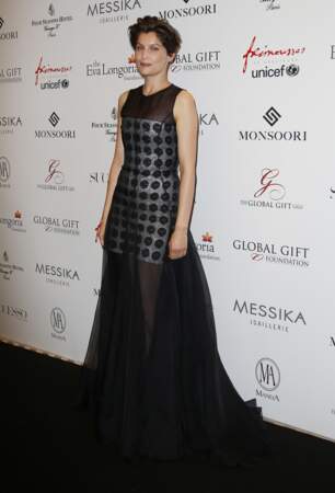 Laetitia Casta en robe Dior Haute couture au dîner du Global Gift Gala au profit de L'Unicef France Frimousses de Créateurs  à Paris, le 25 mai 2015