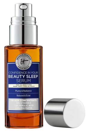 Sérum de nuit anti-âge Confidence in Your Beauty Sleep, It Cosmetics, 58,90€ vendu exclusivement dans les magasins Nocibé et sur nocibe.fr