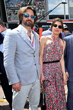 Charlotte Casiraghi et son mari Dimitri Rassam au Grand Prix de Formule 1 (F1) de Monaco
