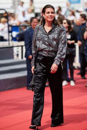 Charlotte Casiraghi lors de la montée des marches du film "Anatomie D'une Chute" au Festival de Cannes