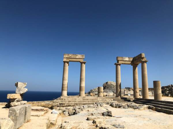 Rhodes, Grèce (21 touristes par habitant)