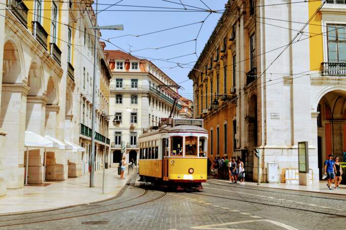 Lisbonne, Portugal (6 touristes par habitant)