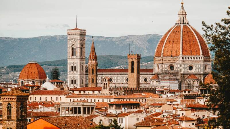 Florence, Italie (13 touristes par habitant)