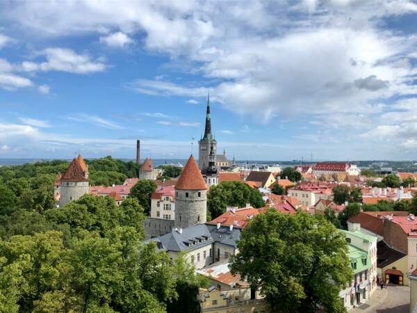 Tallinn, Estonie (10 touristes par habitant)