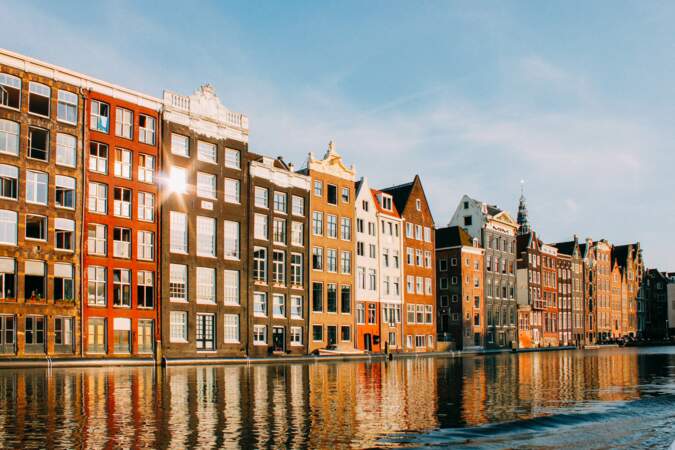 Amsterdam, Pays-Bas (12 touristes par habitant)