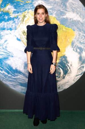 Beatrice d'York arrive à la cérémonie de lancement de The BBC Earth Experience au Daikin Centre de Londres, le 29 mars 2023
