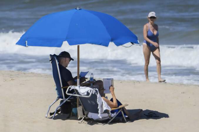 Joe et Jill Biden photographiés sur une plage du Delaware en juillet 2023