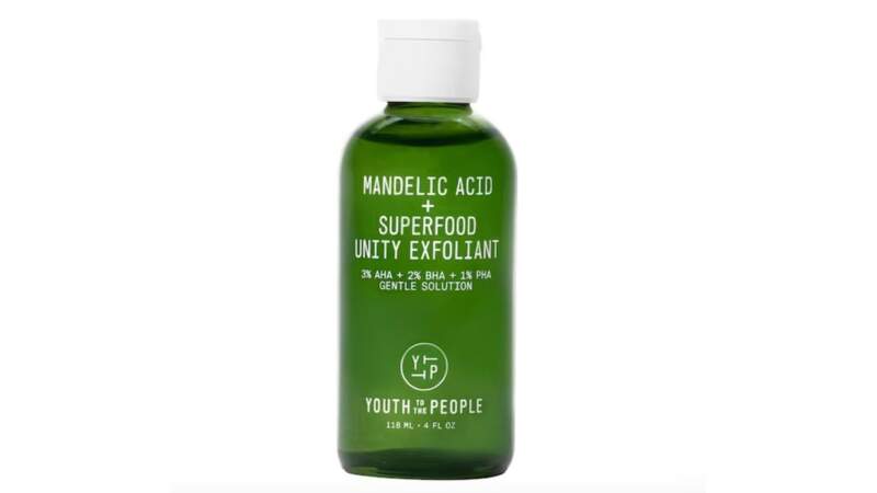 Mandelic Acid + Superfood Unity Exfoliant - Tonique Exfoliant visage de Youth To The People