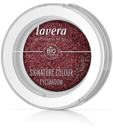 Signature Colour Eyeshadow (teinte Red Ochre 06), Lavera 7,70€ en magasins bio et sur lavera.fr