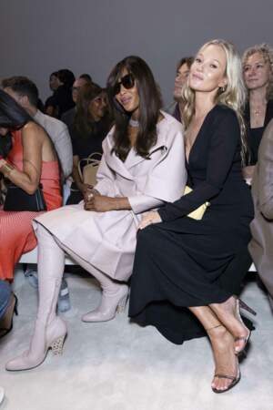 Naomi Campbell et Kate Moss au front row du défilé Fendi