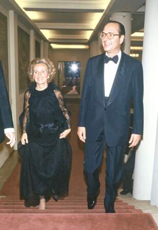Son épouse Bernadette Chirac