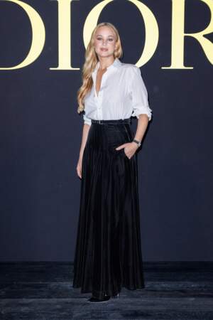 Jennifer Lawrence sur le photocall du défilé Christian Dior Printemps/Été 2024 lors de la Fashion Week de Paris 