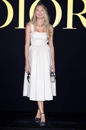 Romee Strijd sur le photocall du défilé Christian Dior Printemps/Été 2024 lors de la Fashion Week de Paris 