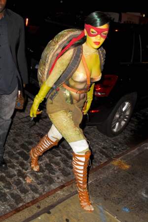 Rihanna et son maquillage de Tortues Ninja 