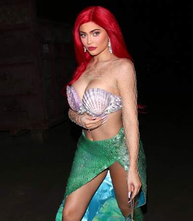 Kylie Jenner et son maquillage d'Ariel dans La Petite Sirène 
