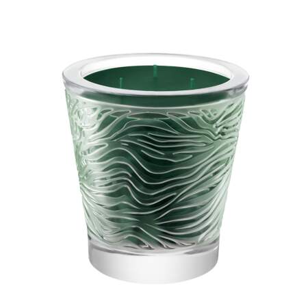 Bougie édition cristal Taïga, Lalique, 1 050€ les 750g sur lalique.com