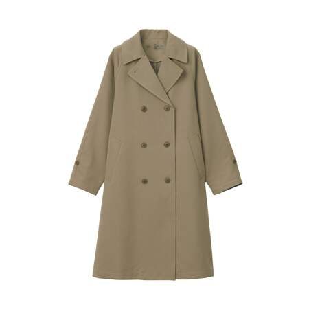 Trench-coat imperméable, Muji, 119,95€