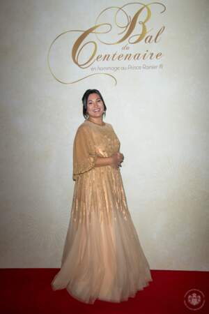 Marie Ducruet au Bal du Centenaire en hommage au Prince Rainier III au Casino de Monte-Carlo le vendredi 20 octobre 2023.
