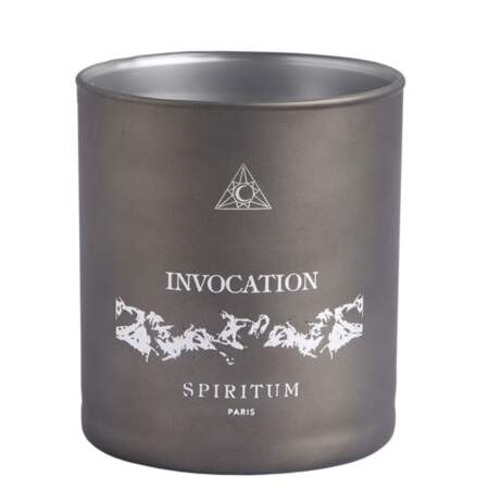 Bougie Invocation, Spiritum, 75€, disponible sur spiritum-paris.com