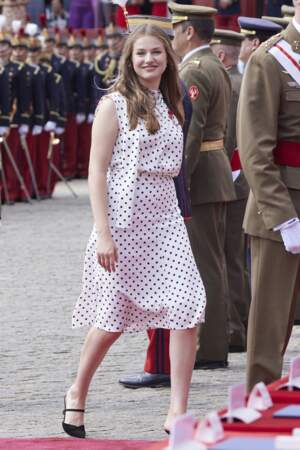 La princesse Leonor d'Espagne assiste à la parade de l'Académie générale militaire de Saragosse