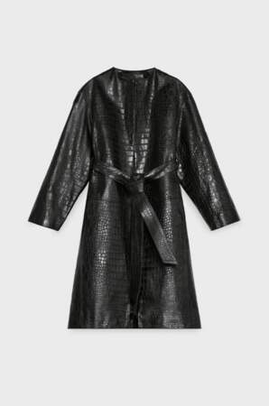 Zara - Manteau en cuir Steven Meisel