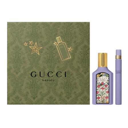 Coffret Eau de Parfum "Flora Gorgeous Magnolia", Gucci, 94€ 