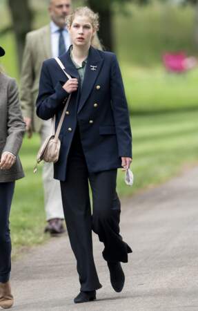 Louise Mountbatten-Windsor lors du "Royal Windsor Horse Show" à Windsor, le 3 juillet 2021
