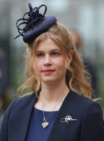 Louise Mountbatten-Windsor au service d'action de grâce en hommage au prince Philip, à l'abbaye de Westminster