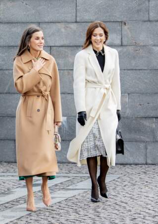 La reine Letizia d’Espagne et la princesse Mary de Danemark à la Citadelle de Copenhague