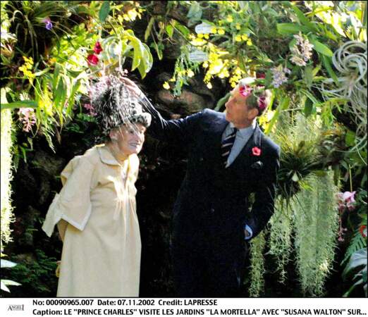 Le prince Charles à Ischia en Italie en 2002