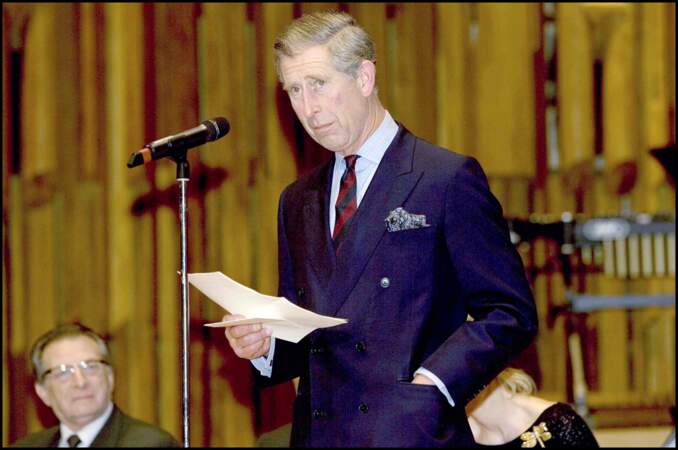 Le prince Charles lors de la soirée concours Donatella Flick Final à Londres en 2004.