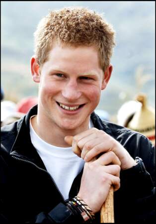 Prince Harry au Lesotho en 2006.