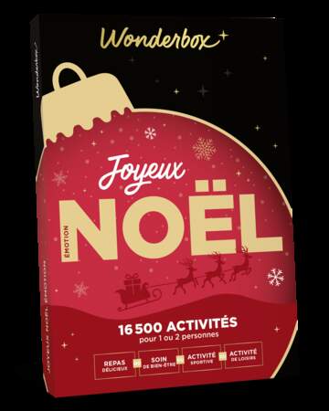 Coffret "Joyeux Noël", Wonderbox, 50€