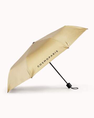 Parapluie doré, Cosmoparis, 25€