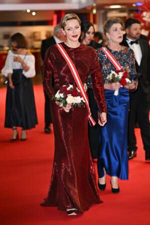 La princesse Charlene au Gala de la fête nationale de Monaco, le 19 novembre 2023 