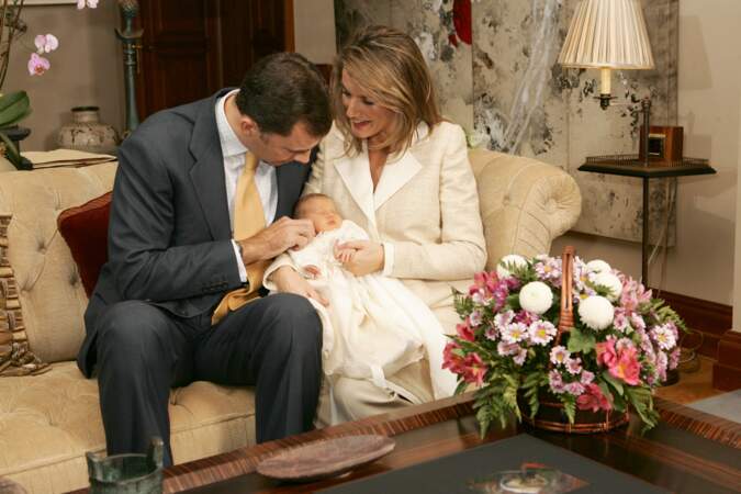 Letizia et Felipe, accueillant leur première fille, Leonor