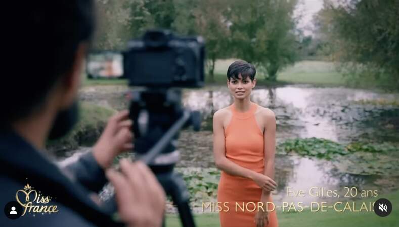 Eve Gilles dans son portrait diffusé sur TF1 le soir de l'élection de Miss France 2024