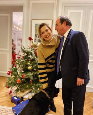 François Hollande et Julie Gayet partage une jolie photo d'eux pendant Noël, sur Instagram