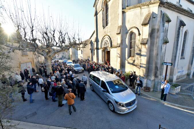 Les obsèques de Guy Marchand ont eu lieu en l'église Saint-Pierre-ès-Liens, à Mollégès, le 27 décembre 2023.