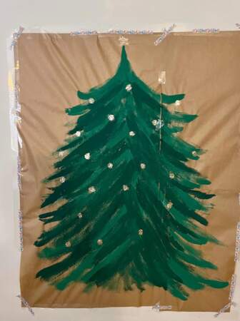 Sandrine Rousseau dévoile une belle peinture de Noël 