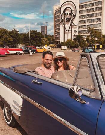 Marlène Schiappa et son compagnon Matthias Savignac en vacances à La Havane pour Noël