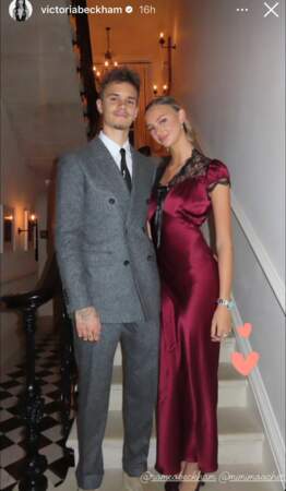 Romeo Beckham et sa petite amie le soir du 31