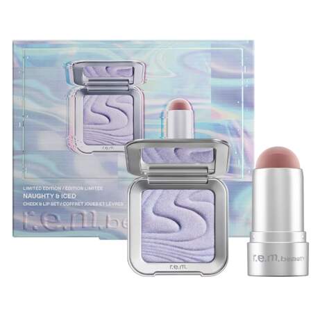 Naughty & Iced - Coffret joues et lèvres, r.e.m Beauty, 24,50€ au lieu de 35€
